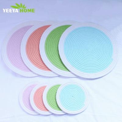 China Customized Viable Cheap Washable Colorful Place Mats For Table Top Decoration for sale