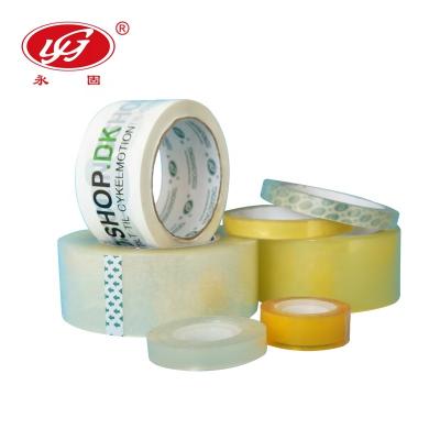 China Good Viscosity Waterproof Free Samples Wholesale Clear OPP Packing Tape With Company Logo Printed for sale