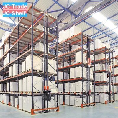 China Corrosion Protection Customized Heavy Duty Collapsible Pallet Storage Rack Metal Storage Stacking Shelf for sale