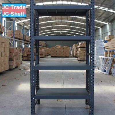 China Corrosion Protection Popular Square Steel Pipe Medium Duty Storage Rack And Metal Shelf for sale