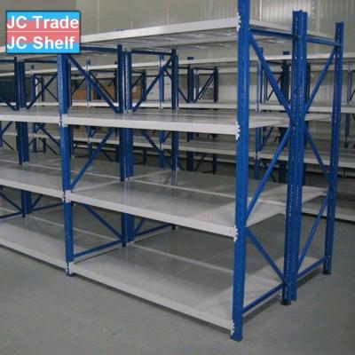 China Corrosion protection logistics and warehouse sheet metal storage rack medium duty rack for sale