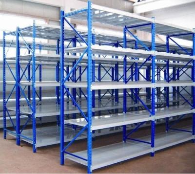 China Corrosion protection goods raw material storage rack ladder and medium duty type steel storage beam rack rack for sale