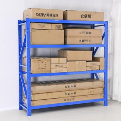 China Adjustable Corrosion Protection Warehouse Storage Steel Rack Shelves Perforated Butterfly Hole Metal Shelf for sale