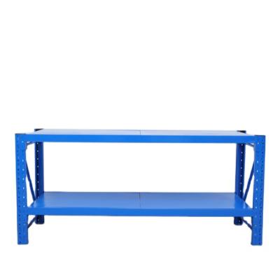 China Logistics / Warehouse High Quality Professional Heavy Duty Metal Workbench Customizable Lab Workshop Workbench for sale