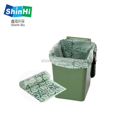 China BIODEGRADABLE Eco - Friendly Factory Compostable Garbage Disposable Plastic Garbage Bags for sale