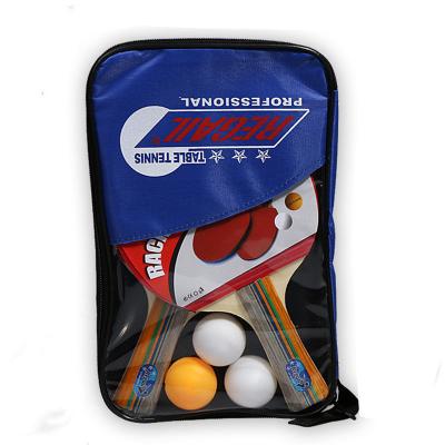 China Wooden Indoor Portable Fitness Beginner Training Table Tennis Pong+Rubber+Sponge Conway PPR002 Bats Students Sports Table Tennis Paddles Table Tennis Rackets for sale