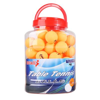 China Eco-friendly Conway PPA003 International Standard Three Star Table Tennis Ball 60pcs Per Bottle Ping Pong Ball For Training for sale