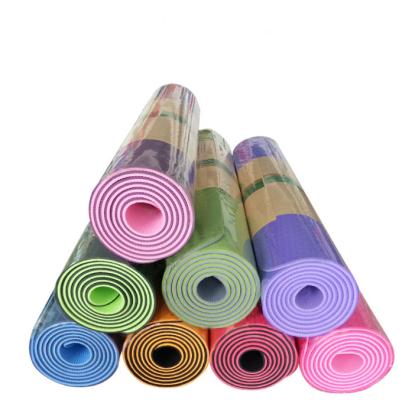 China Conway YGM001 Water Proof Tape Anti Slip Yoga Home Workout Sports Mat Multi-designs Mat Friendly New Material for sale