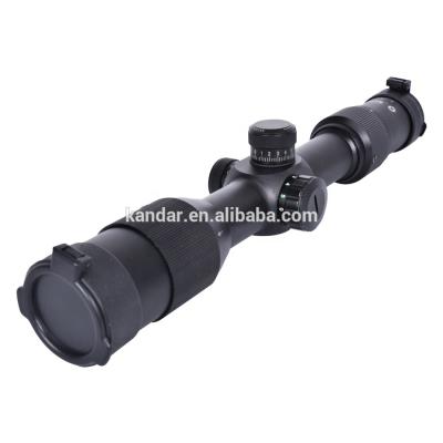 China Red Illuminated Alloy 6061-T6 Kandar Reticle Scope 3-12x40 AOQ Rifle Scope Red Illuminated Scope for sale