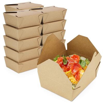 China Disposable Factory Custom Recycle Container Kraft Paper Pizza Box For Fast Food Packaging Boxes for sale