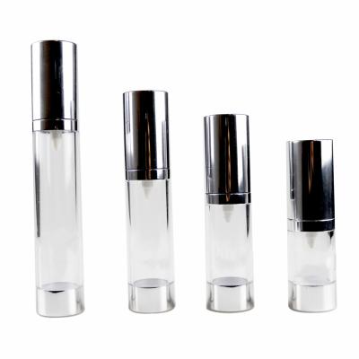 China Personal Skin Care Packaging Lotion Plastic Pump Customized Color Bottle Set Cosmetic Vacuum Airless Pump Bottle for sale