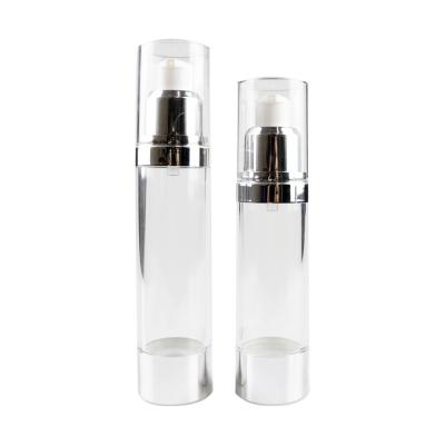 China High Quality White Customized Airless Packaging Pump Bottle Personal Cosmetic Airless Cosmetic Lotion Packing Skin Care Pump Bottle for sale