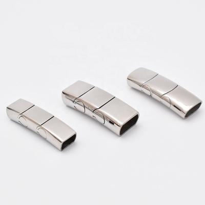 China 316L Stainless Steel Jewelry Making High Quality Flat 316l Stainless Steel Magnetic Clasp for sale