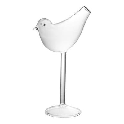 China Morden Ins Luxury Hand Blown Elegant 150ml Bird Shaped Martini Glass Cheap Cocktail Glass for sale