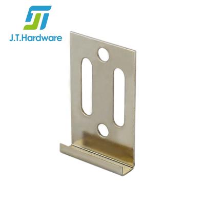 China Wall Mounted CR L Clip Vancouver Wall Mount Mirror Clip Nickel Plated For 6MM Mirror for sale