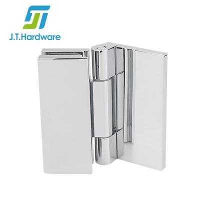 China EU Screw Hidden Invisible Hide Not To Be View Shower Glass Door Hinge With Exterior Hood for sale