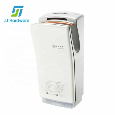 China Hotel CE High Speed ​​Brushless ABS DC Motor Power White Bathroom Spray Hand Dryer for sale