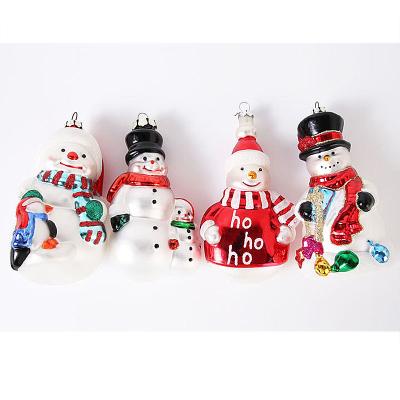 China Christmas Decorations Family Party Christmas Tree Children's Gifts Santa Claus Tree Pendant Home Decorations PVC Glass for sale