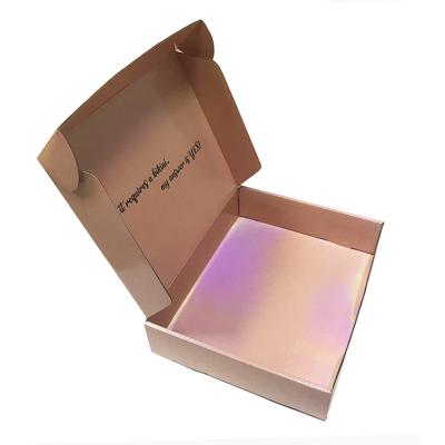 China OEM Customized Handmade Apparel Packaging Eco Friendly Mailer Shipping Biodegradable Corrugated Paper Box for sale