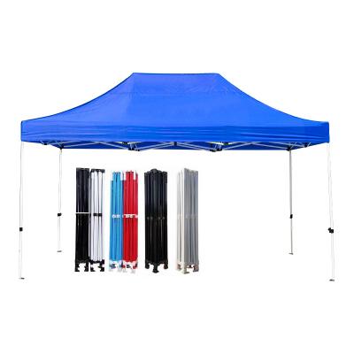 China Free Logo Printing 3X6 3X4.5 3X4 Garden Gazebo Outdoor Advertising Tent Large And Intimidating Trade Show Tent for sale