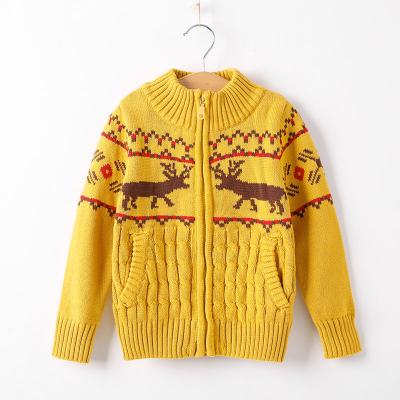 China Breathable Custom Pattern Winter Christmas Knitwear Sweater For Kids for sale