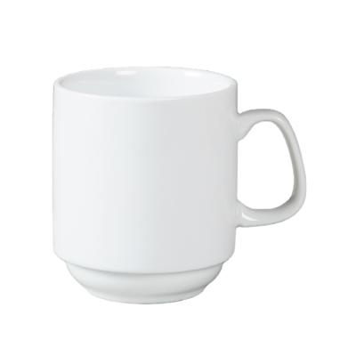 China Viable china factory direct sales cheap white mug sublimation mug with design handle good quality for sale