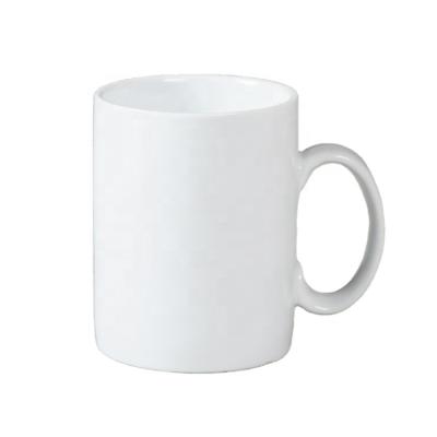 China Factory Price Viable Manufacture Wholesale Pure White Ceramic Coffee Tea Cheap Mug With Handle Decal Printing Porcelain for sale