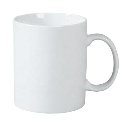 China Cheap Viable White Mug 300ml Durable Ceramic Mug 300ml Ceramic Factory Sale Directly With Competitive Price Accept Decal Printing for sale