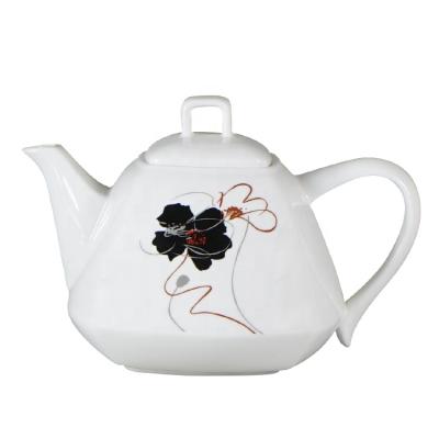 China Viable Hot Sale Tableware Set Ceramic Teapot 1000ml Large Capacity Ceramic Pot For Afternoon Tea In Restaurant Cafe Home Hotel for sale