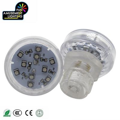 China Wholesale Theme Park China Controller Programmable E14 AC24 RGB LED Light Cabochon Amusement Light for sale