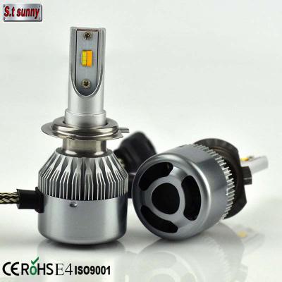 China ETI h7 aluminum flip chip led lamp 24v 80w high power led bulb 80w 8000 lumen h7 led headlight for sale