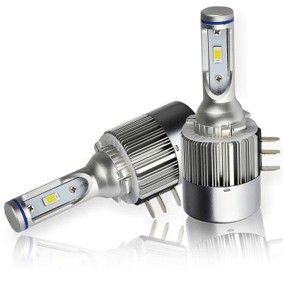 China H15 72W 7600Lm Aluminum Radio Led Headlight C6 Car Fog Lamp Auto Spotlight Bulb Driving DRL Car Search Light H7 Led For Golf 7 for sale