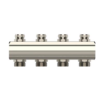 China Modern High Quality Stainless Steel Manifolds 2-12 Ways Stainless Steel Floor Heating Manifold for sale