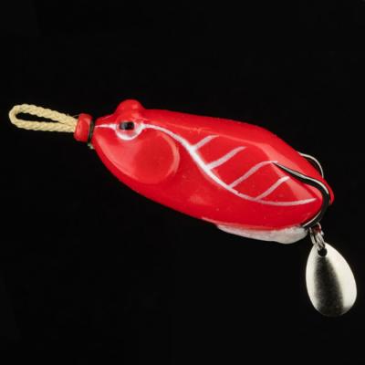 China Mini High Quality Realistic 3d ABS Plastic Rubber Top Water Jumping Minnow Frog Fishing Lures Floating Soft Set for sale