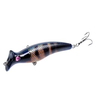 China 3D eyes; Color Painting Hard Wholesale Jumping Lures ABS Plastic Bait Bottle Snaps Fishing for sale