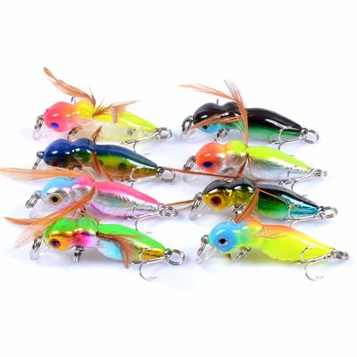 China 3D Eyes Freshwater Triple Hook Fishing Lure 3D Custom Hard Fishing Eyes Minnow for sale