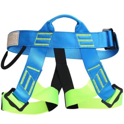 China Climbing High Strength Harness Polyester Mountaineering Safety Bust Slant Belt for sale