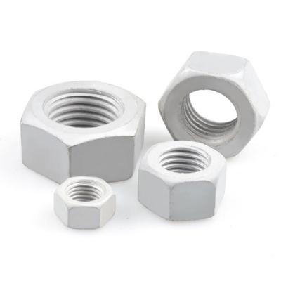 China Heavy Industry Wholesale Price Hot Dip Galvanized Hex Nuts for sale