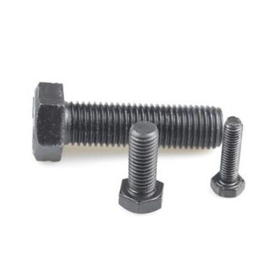 China High Strength Black Oxide Hex Steel Bolts for sale