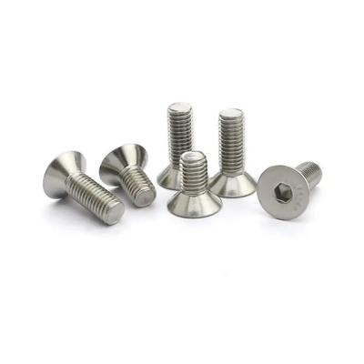 China Hexagon Steel Socket Countersunk Head Screws for sale