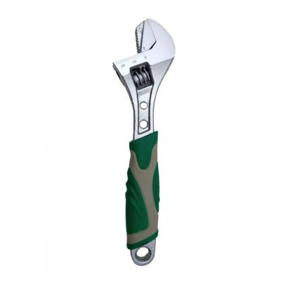 China Matte Adjustable High Torque Green Monkey Open End Wrench Combo Wrench for sale