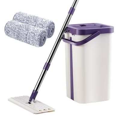 China Durable Pole Handle Stainless Steel Removable Wash Mop for sale