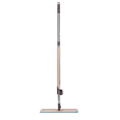 China Popular flat broom viable for floor cleaning with 2 washable covers for sale