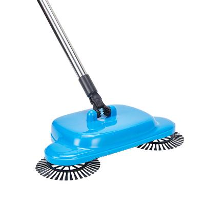 China Popular Wholesale Hand Push Sweeper 360 Rotate Magic Broom With Dust Pan for sale