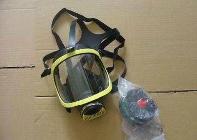 China respirator gas mask on respirator for sale