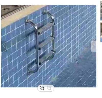 China Easy Install Factory Hot Selling 304 And 316 Stainless Steel 3 Step Pool Railing for sale