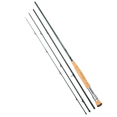 China Light Weight Travel fly fishing is suitable for white bass salmon trout 2.7m fly fishing rod carbon four-section Luya rod for sale