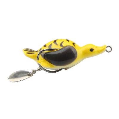 China Simulation Duck bass bait For outdoor fishing enthusiasts Topwater lures Surface floating duckling fishing for sale