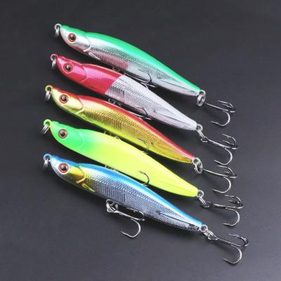 China Pencil Bait Fishing Lures Saltwater Fishing Lures Hard Baits Set, 3D Eyes Swim baits Topwater Fishing Lures Kit for Bass Trout Walleye for sale