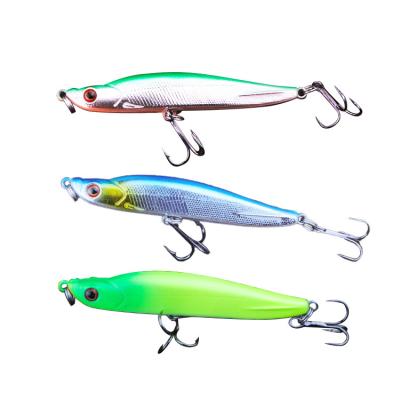 China Pencil Bait Fishing Lures Topwater Fishing Lures Saltwater Fishing Lures Hard Baits Set 3D Eyes Swim baits  Kit for Bass Trout Walleye for sale